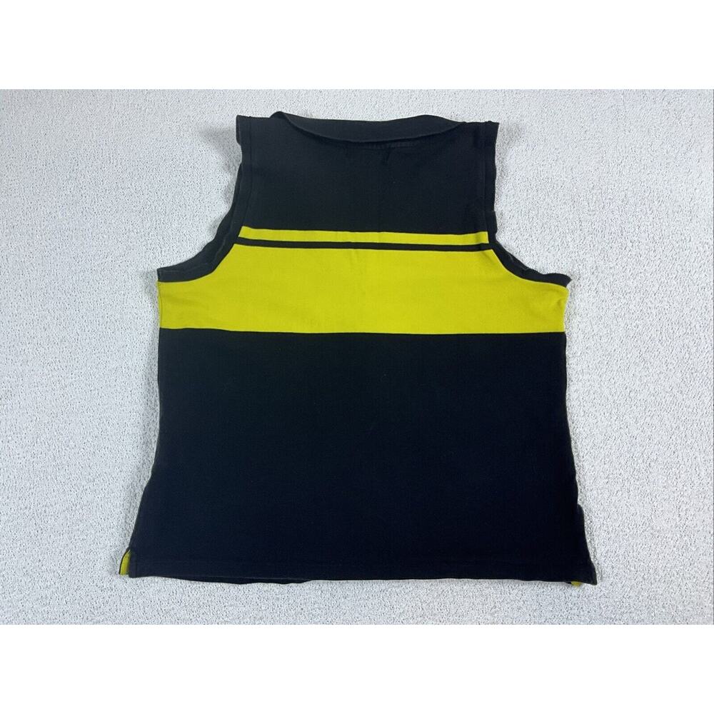 Ralph Lauren Lauren Active Golf Shirt Womens Large Yellow Black Polo Sleeveless - Picture 8 of 8